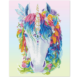 DIAMOND DOTZ - Mystic Unicorn 51 x 41cm