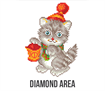 Diamond Dotz Christmas Kitten Glow 