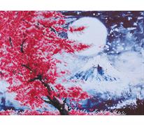 Diamond Dotz Cherry Blossom Mountain - 52 x 38cm (20.5 x 15 in)