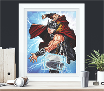 Diamond Dotz - Marvel - Thor Strikes - 53 x 42cm