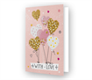 Diamond Dotz Greeting Card - Love Balloons - 12.6 x 17.7cm