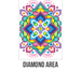 Diamond Dotz Greeting Card - Pink Star - 12.6 x 17.7cm