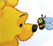 Diamond Dotz Disney - Pooh With Bee - 22 x 22 cm