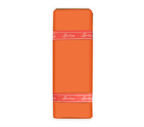Homespun Bulk Roll - Bright orange - 110cm width (44in) x 15m
