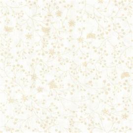 Quilt Backing - Flutter Quilt Backing Fabric - 280 Width Printed - Cream