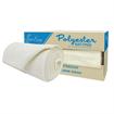 Batting Polyester  100% Polyester - Premium white with scrim.