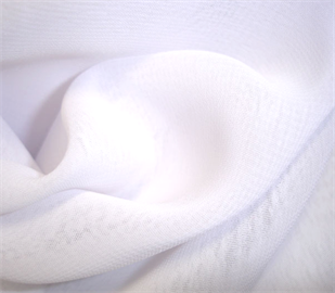 Polyester Chiffon - White