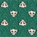 DISNEY - Simba Zebra Print Green
