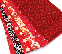 Special Fat Quarter Set of 6 Coordinated Red 2 US 46 x 55cm