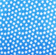 CAMELOT - Emma & Mila - Cotton Flannel - Blue Stars (105 cm) wide