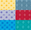 Patchwork Craft Fabric - Precut 100% Cotton Fabric - Assorted Colours - 6 pack - Set 1