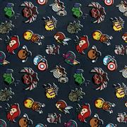 Sew Easy Fabric - Minky Metallic - 100% Polyester - Marvel Kawaii