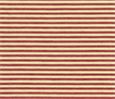 Baby Canvas - Narrow Butcher Stripe - Red on Cream