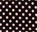 Polka Dot Snuggle Fleece - Pink on Brown