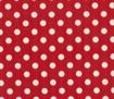 Felt Acrylic Rectangles - Printed - red negative polka dot