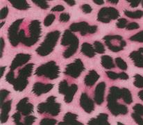 Felt Acrylic Rectangles - Printed - cheetah pink