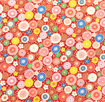 Japanese Patterns - 100% Cotton - Red Flowers