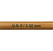Bamboo Knitting Needles - 20cm Double Ended - 5.5mm