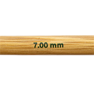 Bamboo Knitting Needles - 20cm Double Ended - 7mm