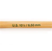 Bamboo Knitting Needles - 33cm - 6.5mm