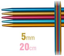 Addi Colibri Double-Pointed Needles 20CM X 5.00MM