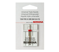 Bernina - Machine Needles - Universal Triple Needle - 130/705 H DRI 80/3,0
