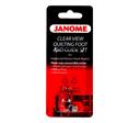 Janome Accessories - Clear view quilting foot and guide set (OV) - 9mm