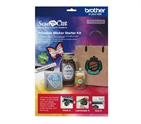 Brother -  Scan ’N ’Cut - Printable sticker starter kit