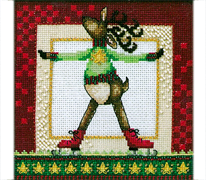 Debbie Mumm Kits  - Randolph Skating Reindeer