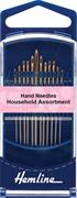 Hand Needle Household 12 Pack - Assorted Size - Gold Eye