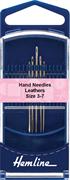 Hand Needle Leather 5 Pack - Size 3-7 - Gold Eye