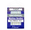 KLASSE NEEDLES - Machine Needle Universal-Titanium Size 75/11 - 4 per cassette