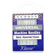Klasse Machine Needle Universal Mix 60/100/110/120 - 6 per cassette