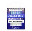 KLASSE NEEDLES - Machine Needle Jeans Mix 100/110 - 6 per cassette