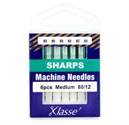 Klasse Machine Needle Sharp Size 80/12 - 6 per cassette