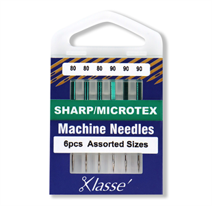 Klasse Machine Needle Sharps Mix 6pc