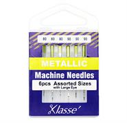 Klasse Machine Needle Metallic Mix 80/90 - 6 per cassette