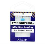 Klasse Machine Needle Twin-Universal Size 80/4.0Mm - 1 per cassette