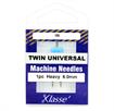 KLASSE NEEDLES - Machine Needle Twin-Universal Size 100/6.0Mm - 1 per cassette