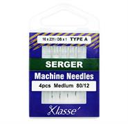 Klasse Machine Needle Serger Size 80/12 (170A) - 4 per cassette