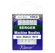 Klasse Machine Needle Serger Size 80/12 (170B) - 4 per cassette