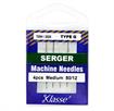 KLASSE NEEDLES - Machine Needle Serger Size 80/12 (170G) - 4 per cassette