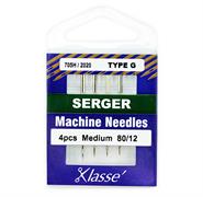 Klasse Machine Needle Serger Size 80/12 (170G) - 4 per cassette