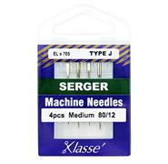 Klasse Machine Needle Serger Size 80/12 (170J) - 4 per cassette