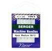 KLASSE NEEDLES - Machine Needle Serger Size 80/12 (170K) - 4 per cassette