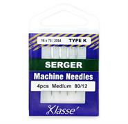Klasse Machine Needle Serger Size 80/12 (170K) - 4 per cassette
