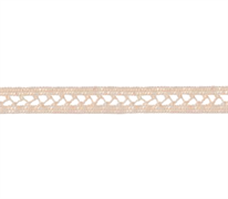 Bowtique Cotton Lace Ribbon 8mm x 5m Cream