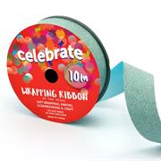 CELEBRATE - Wrapping Ribbon Glitter 23mm X 10m - mint