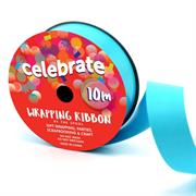 CELEBRATE - Wrapping Ribbon Gloss 23mm X 10m - light blue