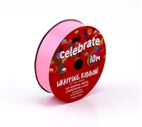 CELEBRATE - Wrapping Ribbon Gloss 23mm X 10m - pink